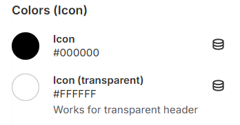 header colors icon